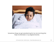 Load image into Gallery viewer, Using a Weighted Blanket Social Story