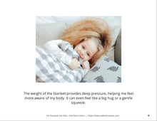 Load image into Gallery viewer, Using a Weighted Blanket Social Story