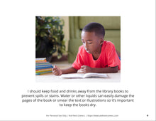 Load image into Gallery viewer, Taking Care of Library Books Social Story