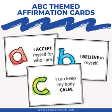 Load image into Gallery viewer, ABC Affirmation Cards