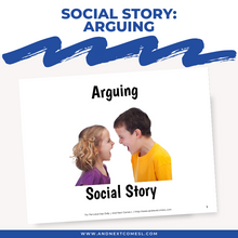 Load image into Gallery viewer, Arguing Social Story