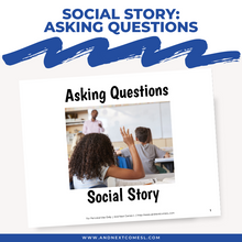 Load image into Gallery viewer, Asking Questions Social Story