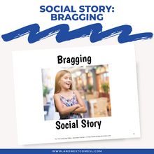 Load image into Gallery viewer, Bragging Social Story