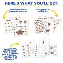 Load image into Gallery viewer, Reindeer Themed Emotions Pack