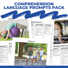 Load image into Gallery viewer, Comprehension Language Prompts Pack