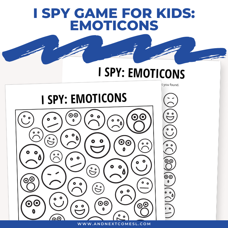 Emoticons I Spy Game – And Next Comes L