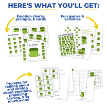 Load image into Gallery viewer, Frankenstein's Monster Themed Emotions Pack