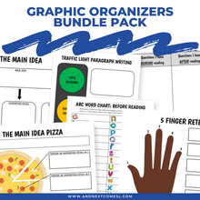 Load image into Gallery viewer, Graphic Organizers Bundle Pack
