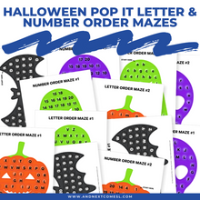 Load image into Gallery viewer, Halloween Pop it Mazes