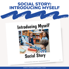 Load image into Gallery viewer, Introducing Myself Social Story