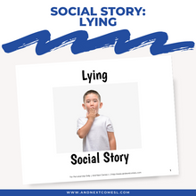 Load image into Gallery viewer, Lying Social Story