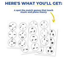 Load image into Gallery viewer, Music Spot the Match Games Bundle Pack