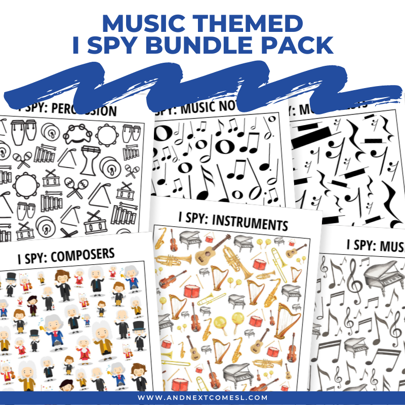 Music I Spy Bundle Pack – And Next Comes L