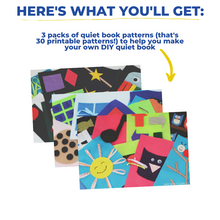 Load image into Gallery viewer, No Sew Quiet Book Patterns - Bundle Pack