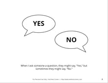 Load image into Gallery viewer, Accepting No Social Story