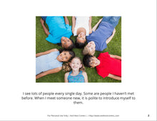 Load image into Gallery viewer, Introducing Myself Social Story