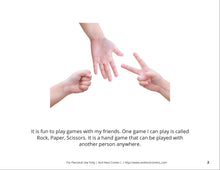 Load image into Gallery viewer, Playing Rock, Paper, Scissors Social Story