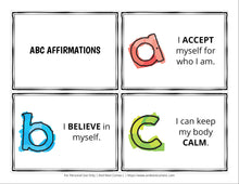 Load image into Gallery viewer, ABC Affirmation Cards