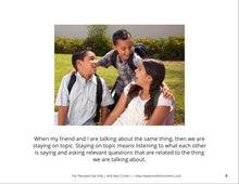 Load image into Gallery viewer, Staying on Topic Social Story