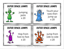 Load image into Gallery viewer, Outer Space Themed Brain Break Cards
