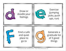 Load image into Gallery viewer, ABC Calm Down Cards