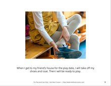 Load image into Gallery viewer, Going on a Play Date Social Story