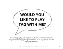 Load image into Gallery viewer, Playing Tag Social Story