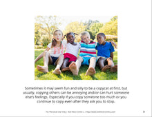 Load image into Gallery viewer, No Copying Others Social Story