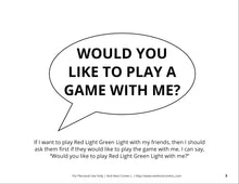 Load image into Gallery viewer, Playing Red Light Green Light Social Story