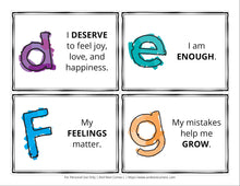 Load image into Gallery viewer, ABC Affirmation Cards