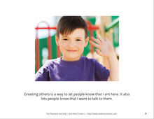 Load image into Gallery viewer, Greeting Others Social Story