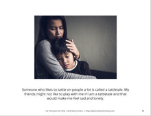 Load image into Gallery viewer, Tattling vs. Telling Social Story