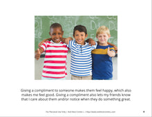 Load image into Gallery viewer, Compliments Social Story