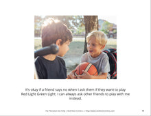 Load image into Gallery viewer, Playing Red Light Green Light Social Story