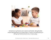 Load image into Gallery viewer, Being Flexible Social Story