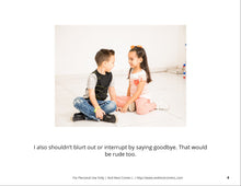Load image into Gallery viewer, Ending a Conversation Social Story