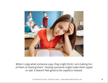 Load image into Gallery viewer, No Copying Others Social Story