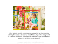 Load image into Gallery viewer, Recess Social Story