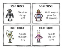 Load image into Gallery viewer, Robot Themed Brain Break Cards
