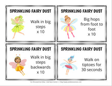 Load image into Gallery viewer, Fairy Themed Brain Break Cards