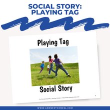 Load image into Gallery viewer, Playing Tag Social Story