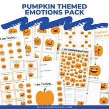 Load image into Gallery viewer, Pumpkin Themed Emotions Pack