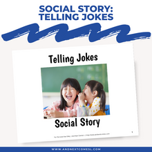 Load image into Gallery viewer, Telling Jokes Social Story