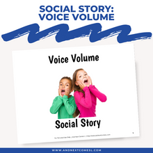 Load image into Gallery viewer, Voice Volume Social Story