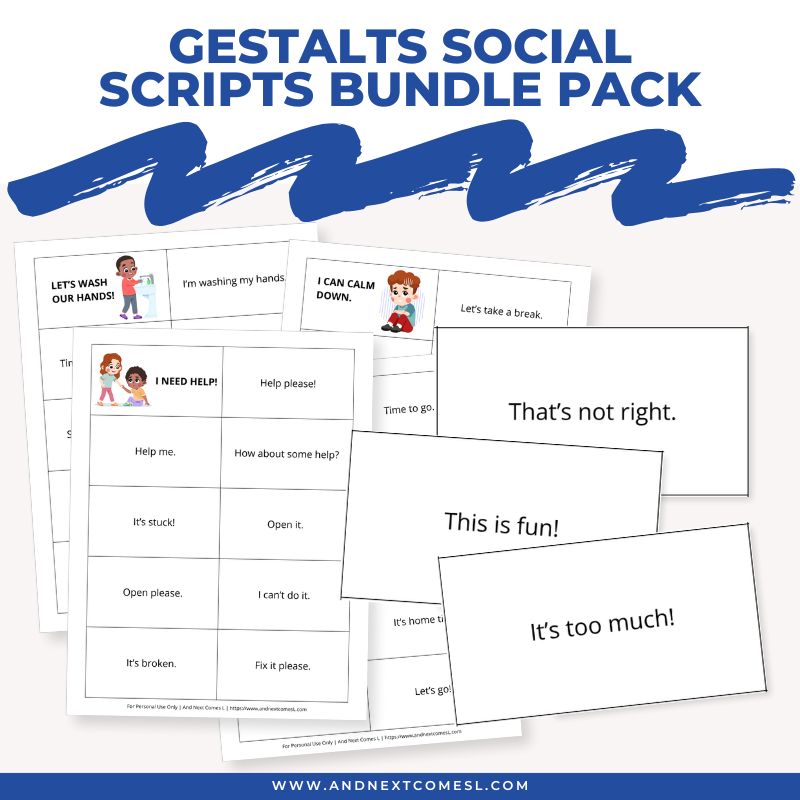 Gestalts Social Scripts Bundle