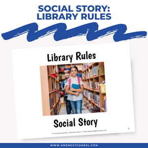 Library Rules Social Story