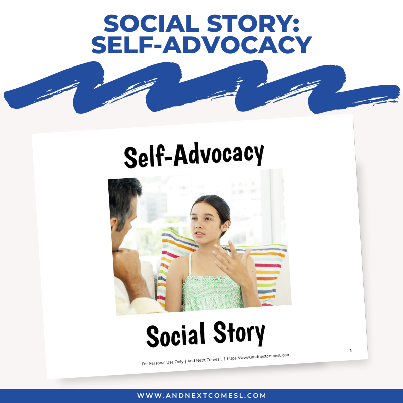 Self-Advocacy Social Story