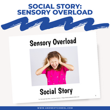 Load image into Gallery viewer, Sensory Overload Social Story
