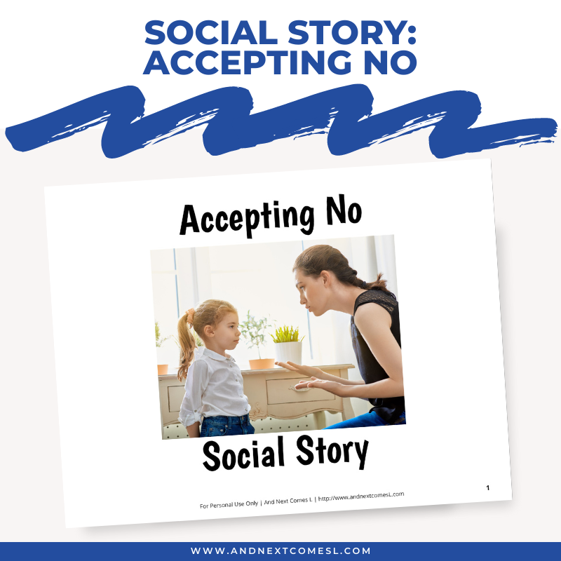 Accepting No Social Story