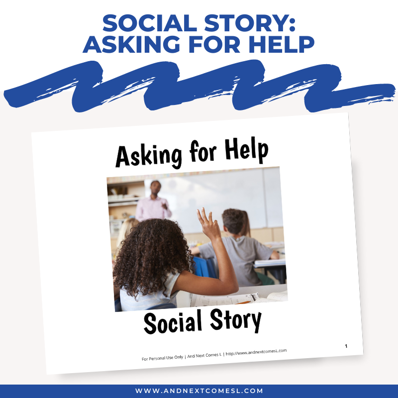 Asking for Help Social Story